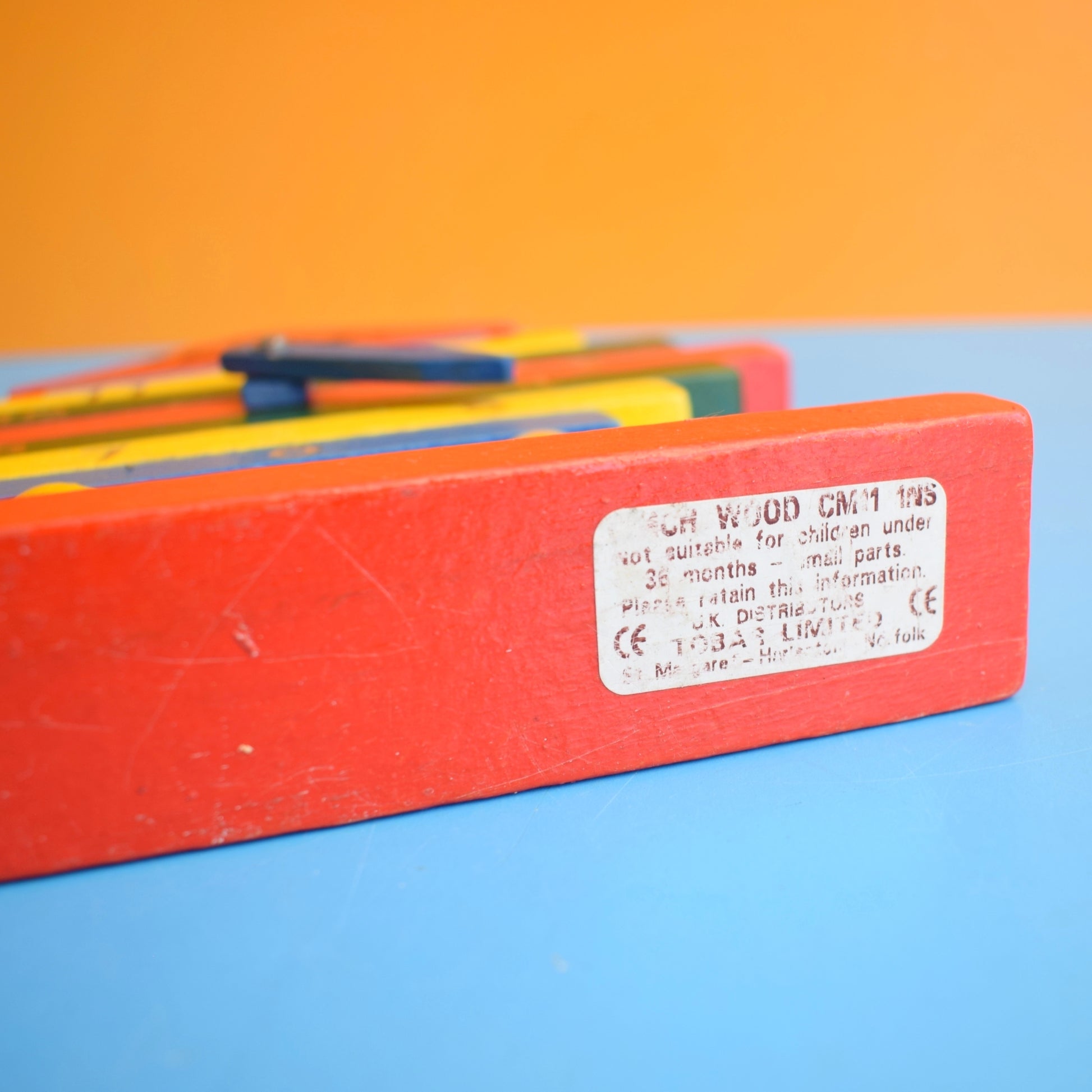 Vintage 1980s Ladybird Book / Wooden Clock - Lynn Grundy by Vintage