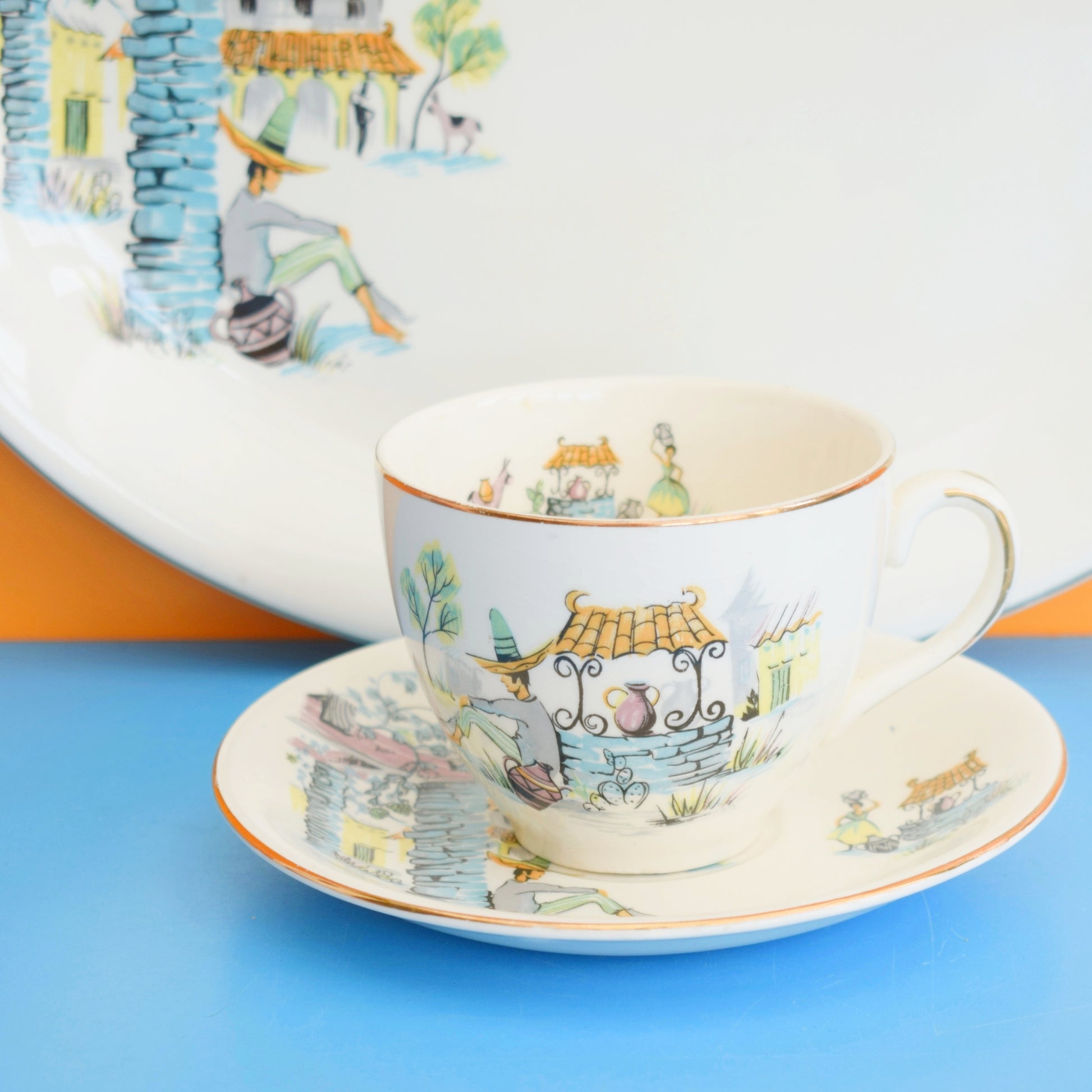 Vintage 1950s Kitsch Alfred Meakin - Siesta by Vintage