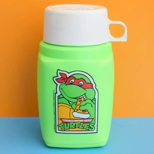 Vintage 1980s Thermos Roughneck Flask - Teenage Mutant Ninja Turtles by Pineapple Retro