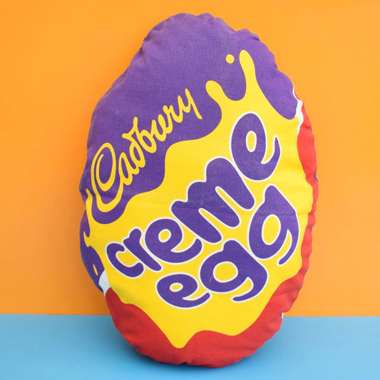 Vintage 1990s Creme Egg Cushion  - Kitsch