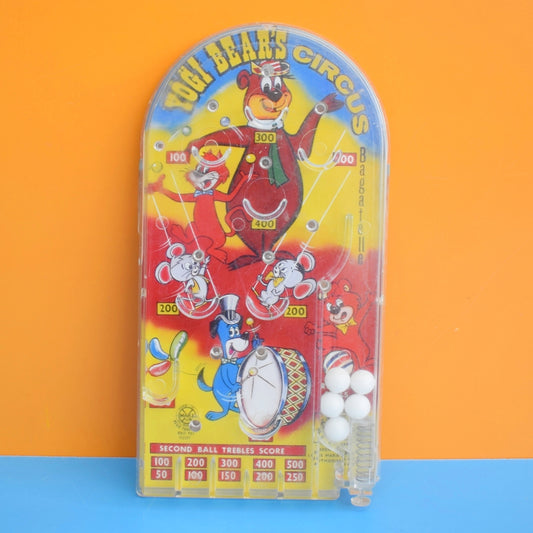 Vintage 1970s Pinball Machine - Yogi Bear's Circus - Marx