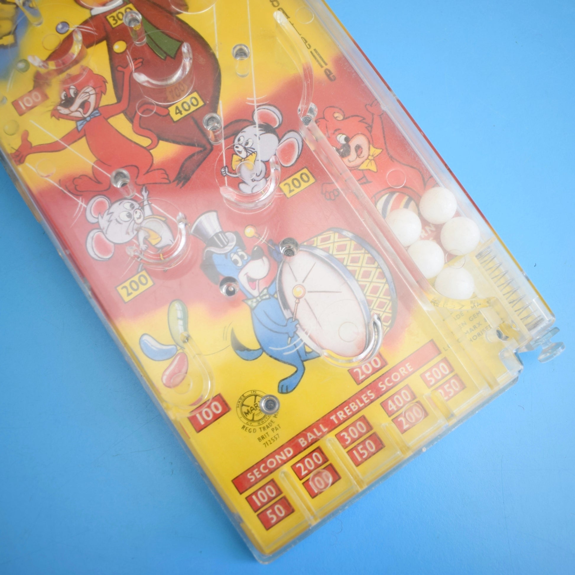 Vintage 1970s Pinball Machine - Yogi Bear's Circus - Marx by Vintage