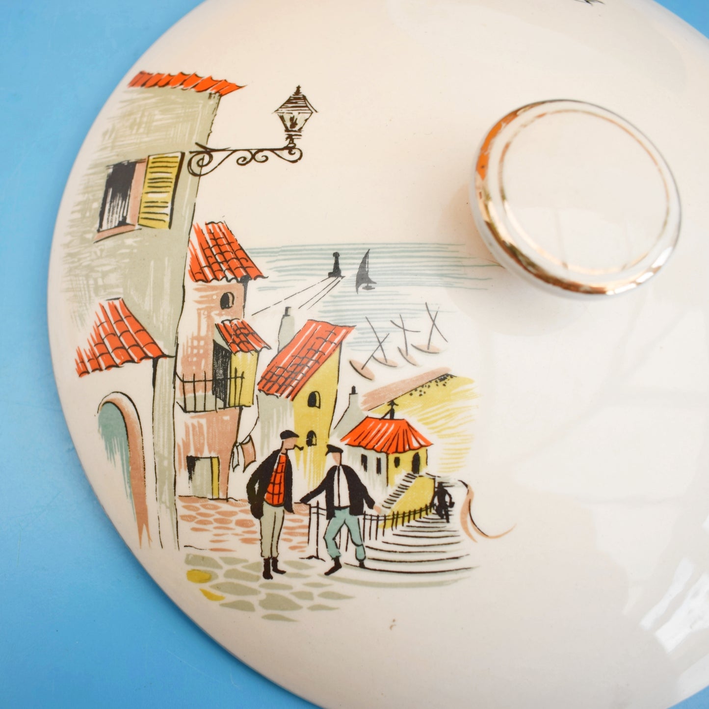 Vintage 1950s Kitsch Alfred Meakin - Fishermans Cove