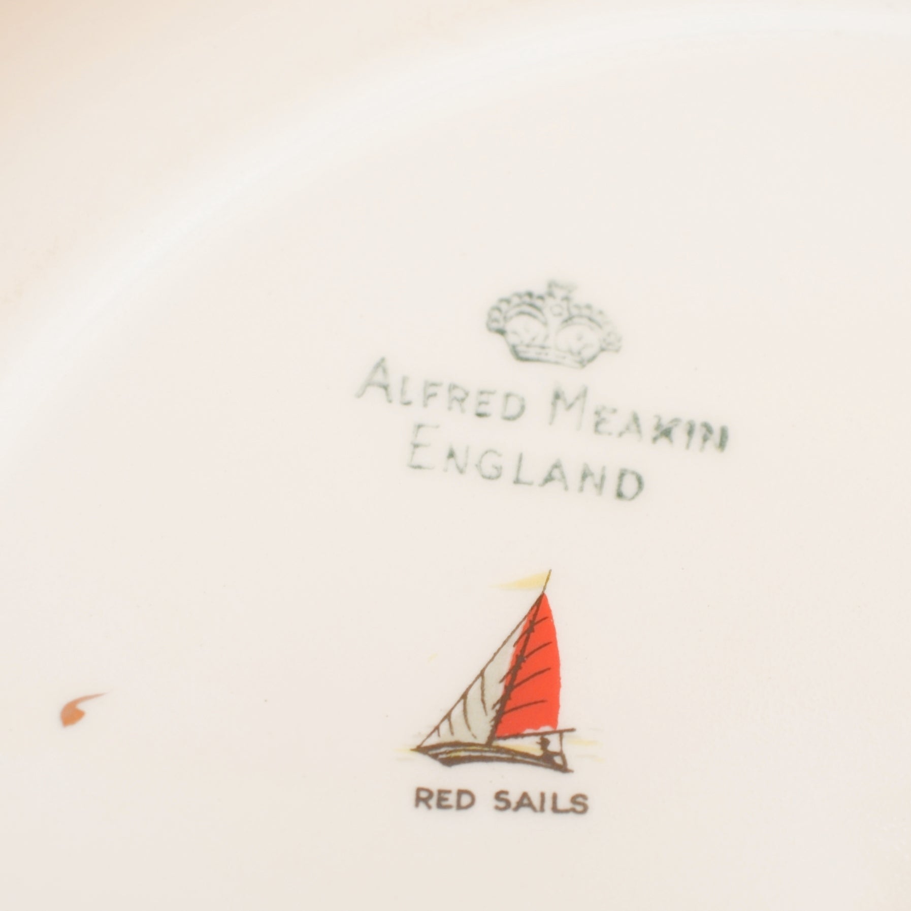 Vintage 1950s Kitsch Alfred Meakin - Red Sails by Vintage