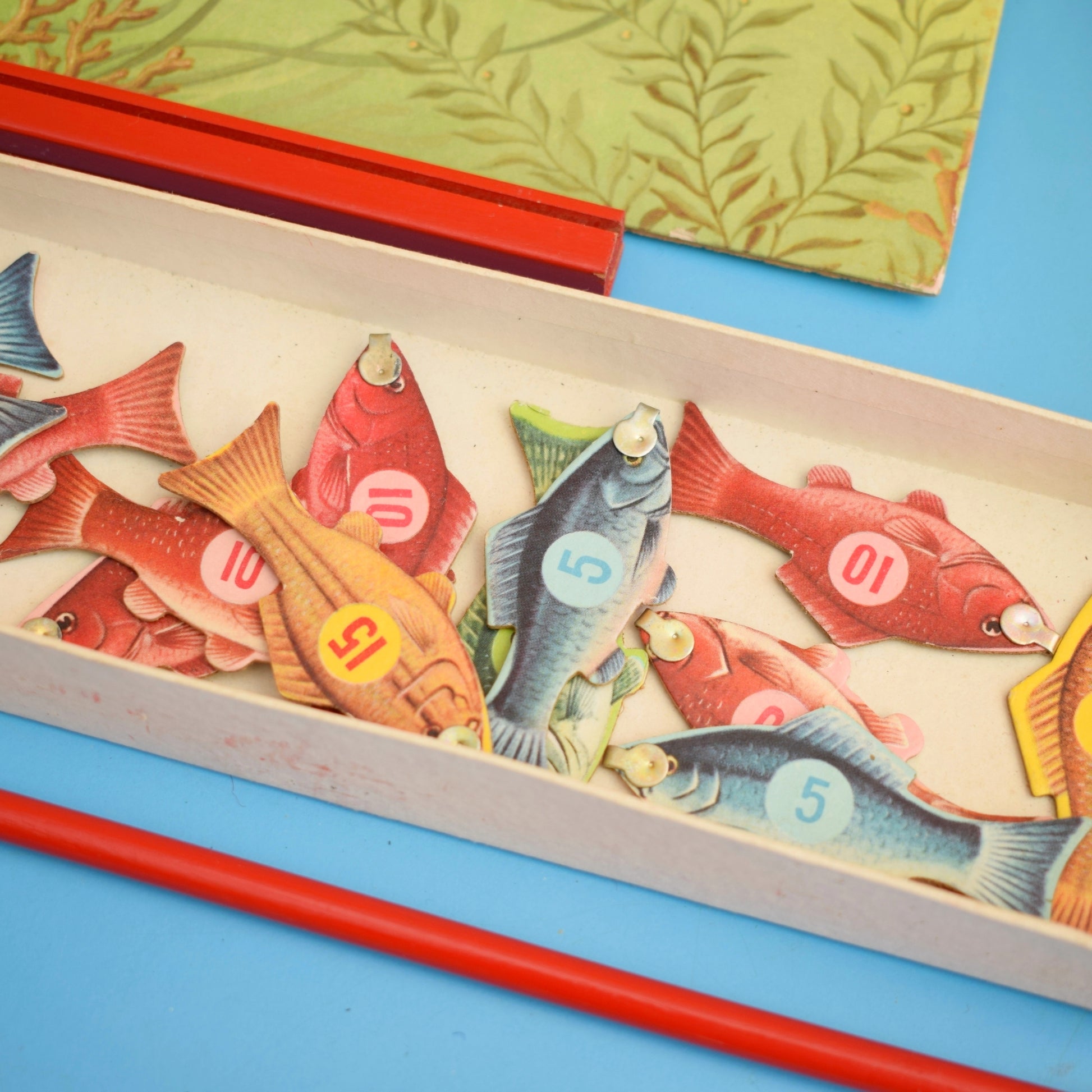 Vintage 1960s Magnetic Fishing Game - Hookey Game by Pineapple Retro