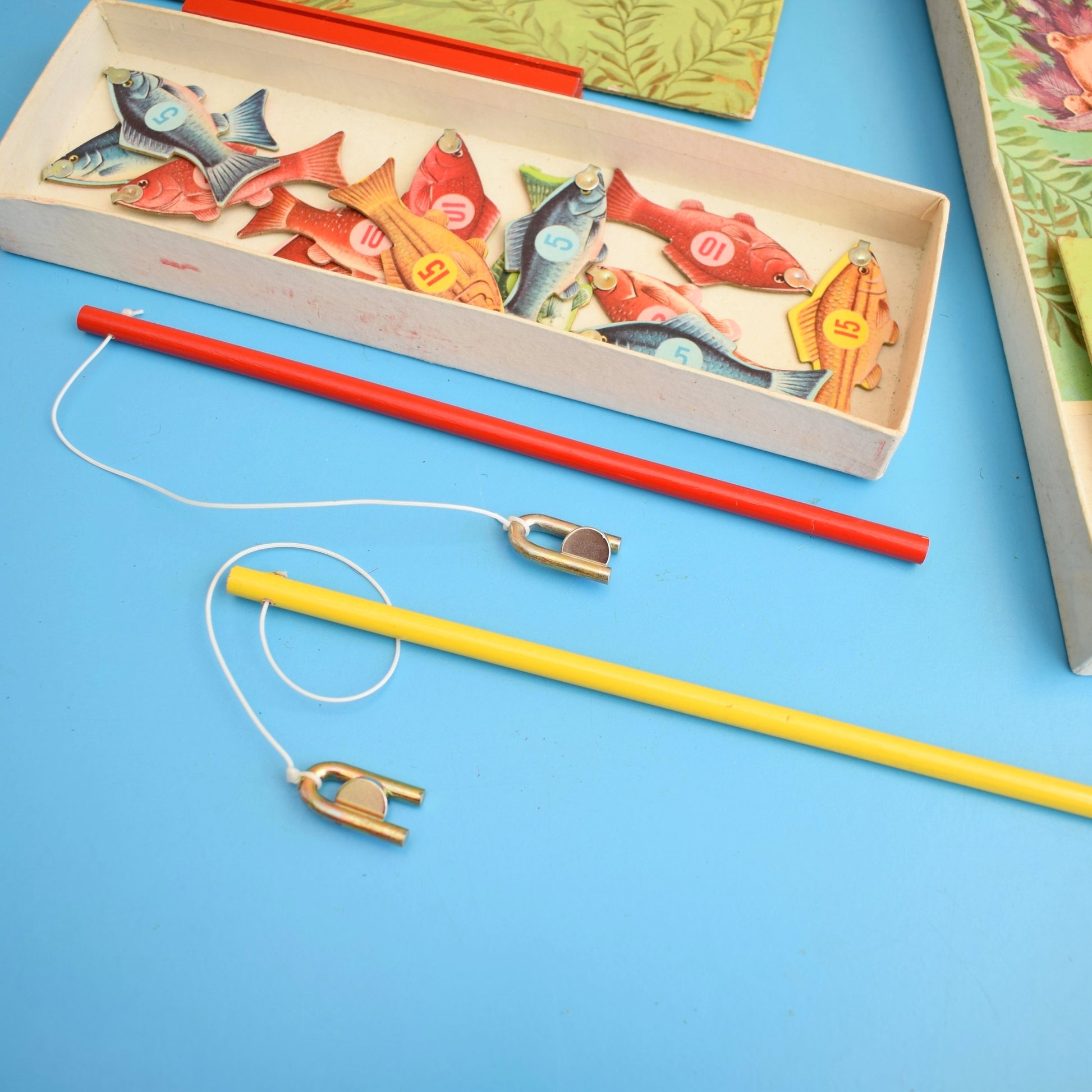 Vintage 1960s Magnetic Fishing Game - Hookey Game by Pineapple Retro