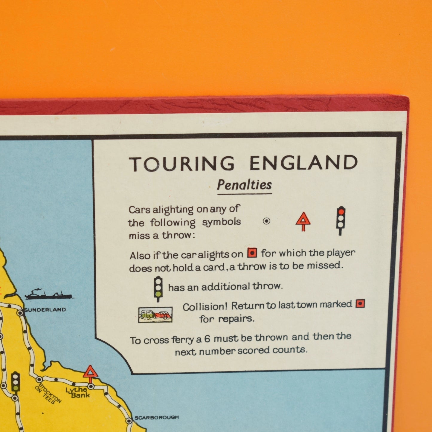 Vintage 1940s Touring England Motoring Game - Geographia Ltd by Pineapple Retro