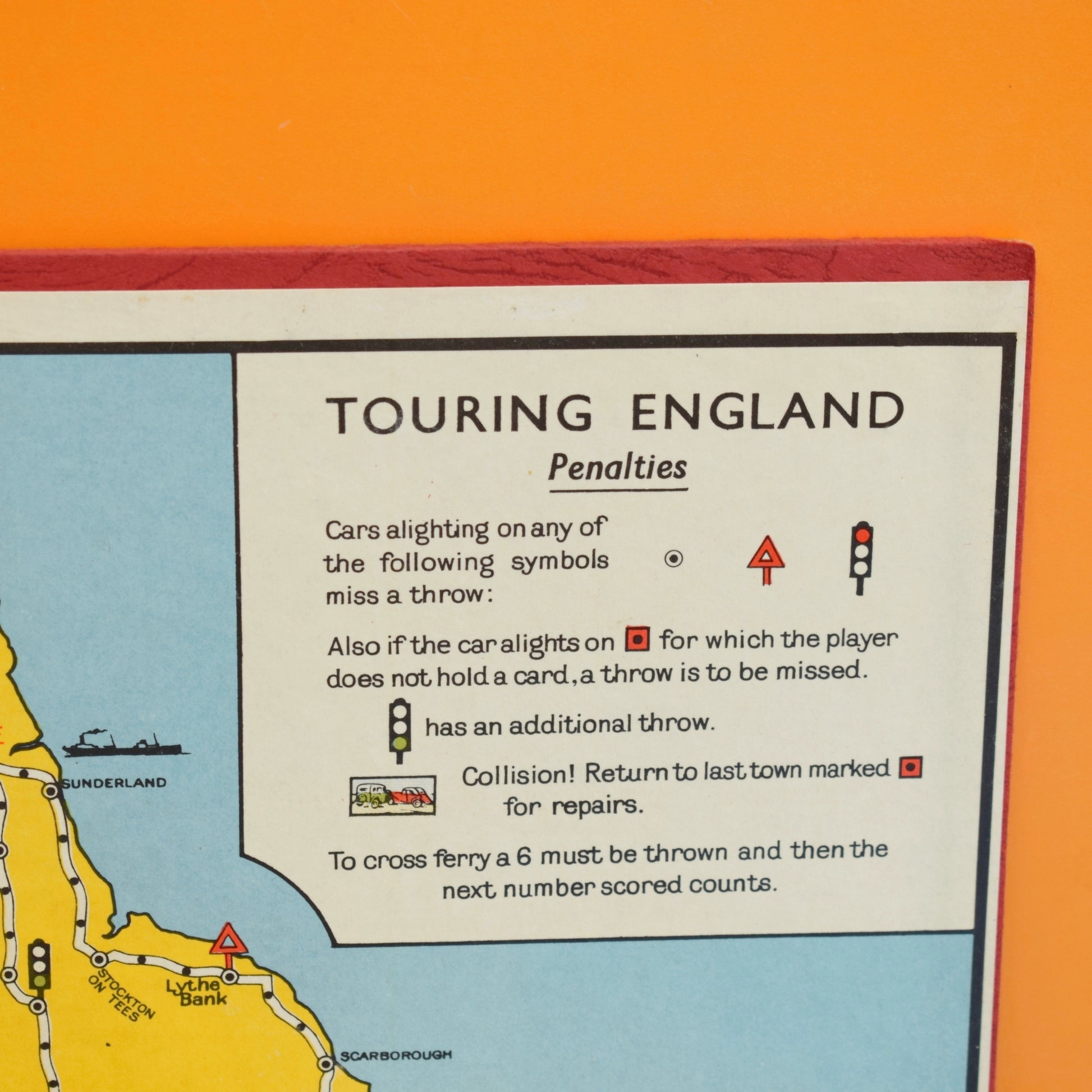Vintage 1940s Touring England Motoring Game - Geographia Ltd by Pineapple Retro