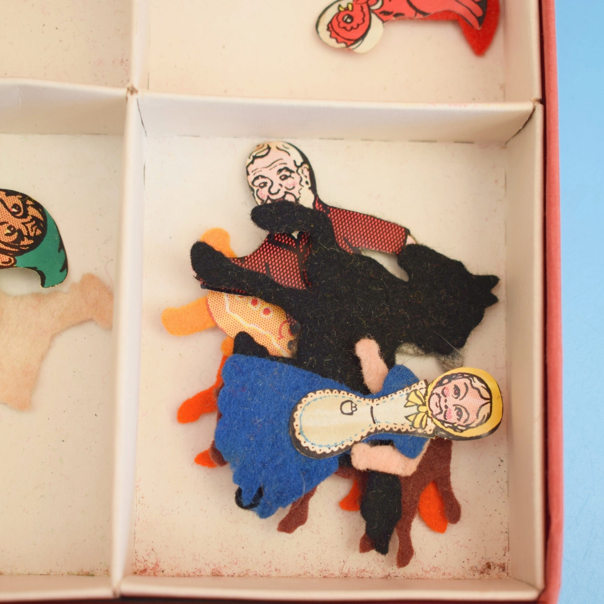 Vintage 1960s Fuzzy Felt - Favourite Stories by Pineapple Retro