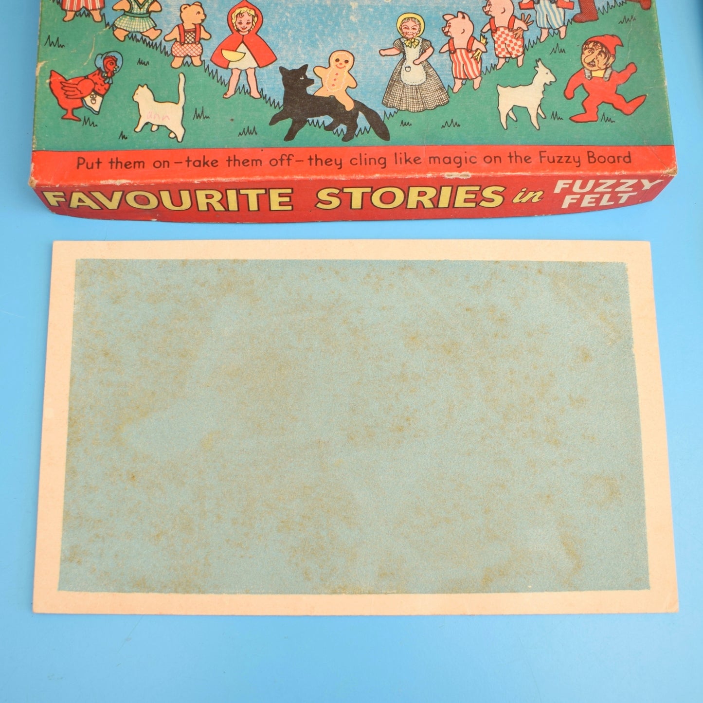 Vintage 1960s Fuzzy Felt - Favourite Stories by Pineapple Retro