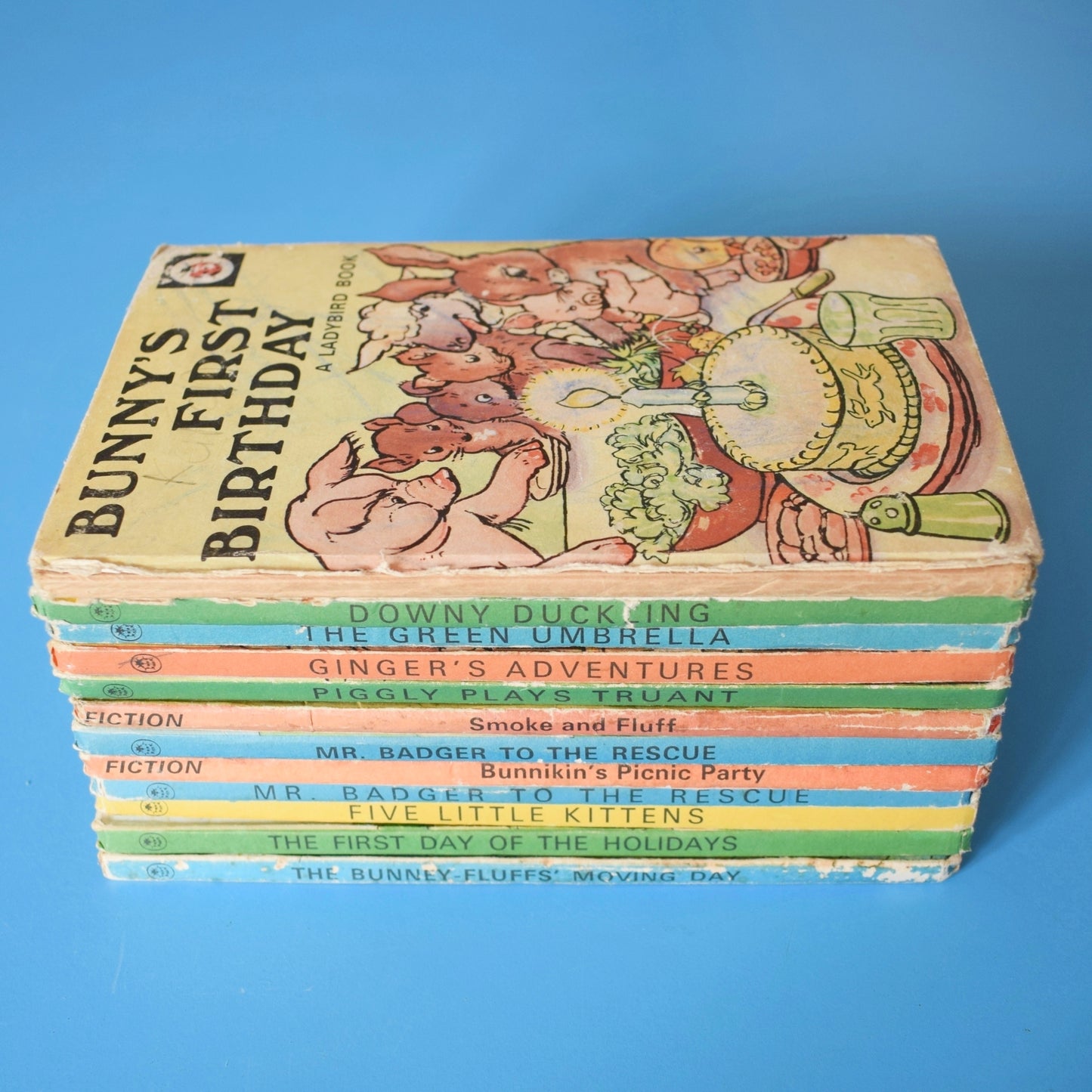 Vintage Ladybird Books - Bunny Fluff Series x12