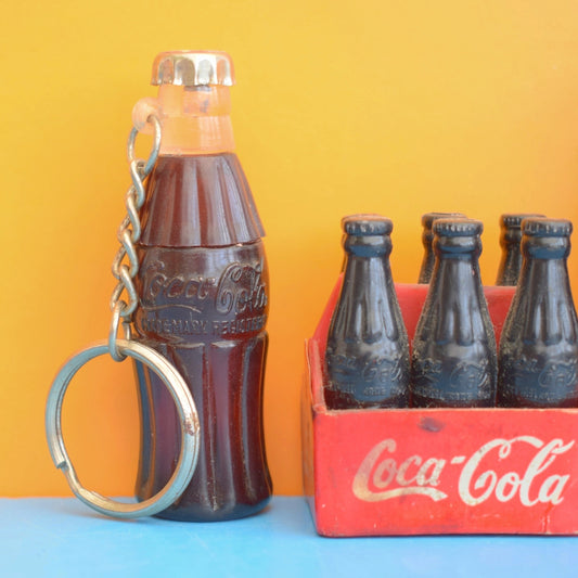 Vintage 1990s Keyrings & Mini Bottles - Coke / Coca Cola