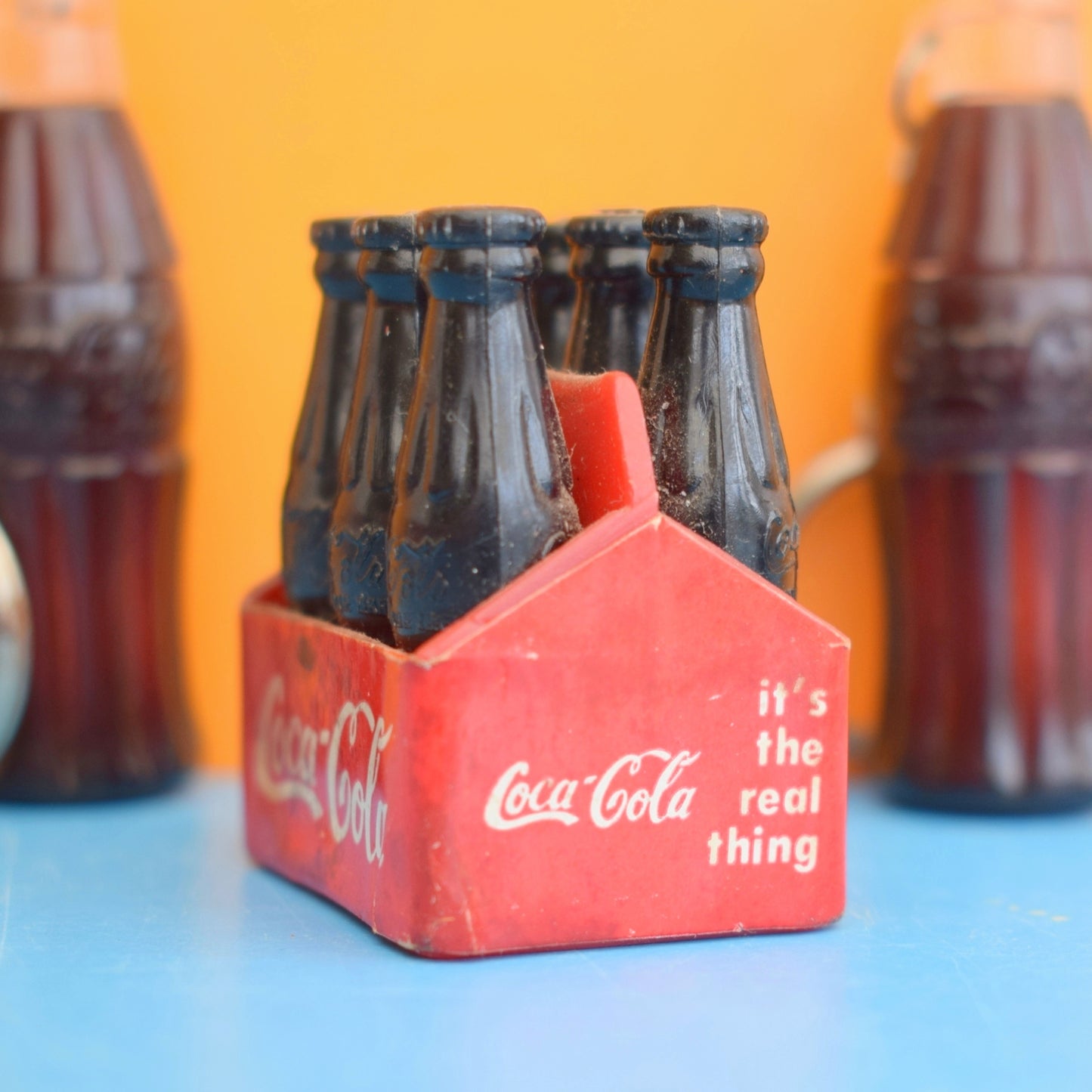 Vintage 1990s Keyrings & Mini Bottles - Coke / Coca Cola