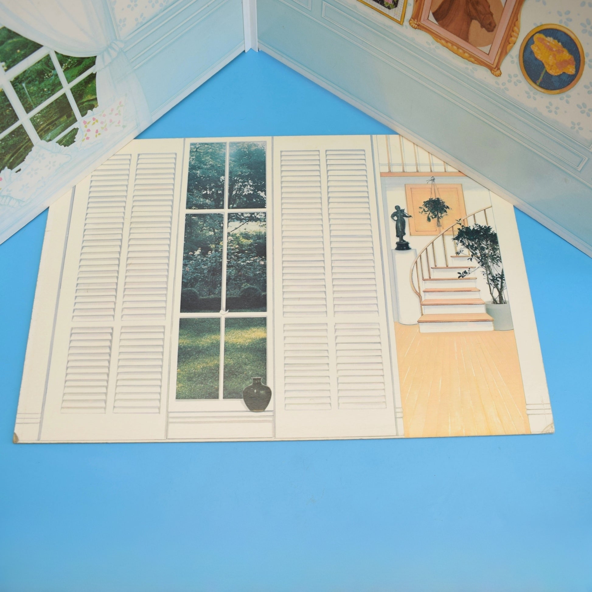 Vintage 1980s Sindy House / Rooms - Scene Setter Panels by Pineapple Retro