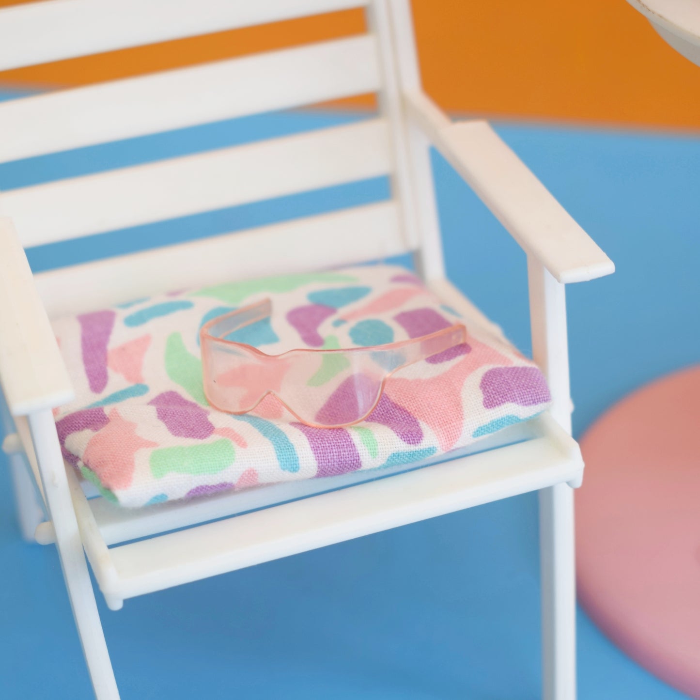 Vintage 1980s Sindy Doll Patio Set - Pastels by Pineapple Retro