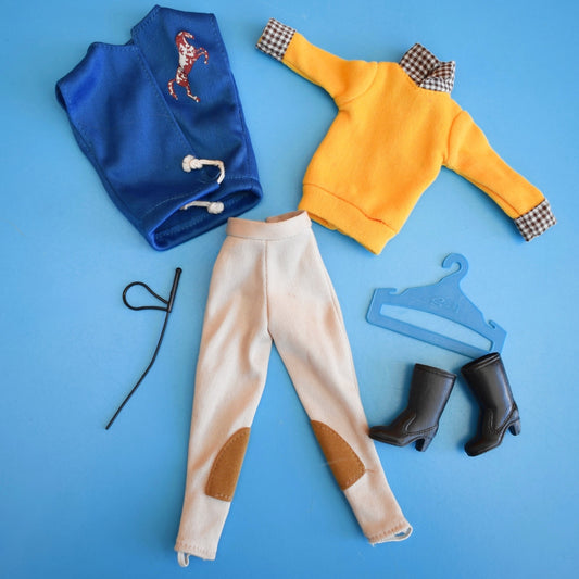 Vintage 1980s Sindy  Pony Club Outfit - Horse Riding