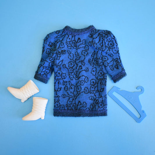 Vintage 1980s Barbie Jumper Dress & Slouch Boots by Pineapple Retro