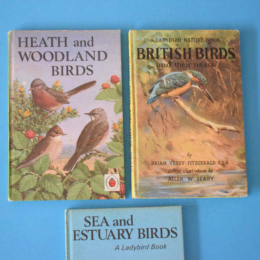 Vintage 1960s Ladybird Books - Birds x3