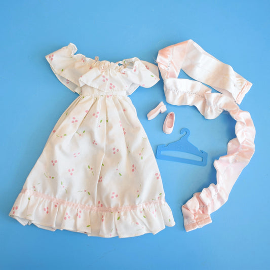 Vintage 1980s Sindy Dress - 1st Romance by Pineapple Retro