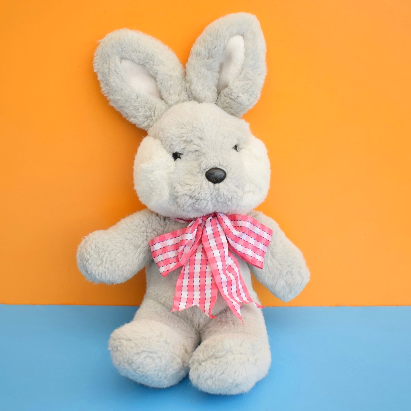 Vintage 1980s Fluffy Easter Bunny/ Bunnies - Easter