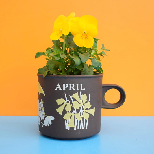 Vintage 1970s Hornsea Love Mug - April