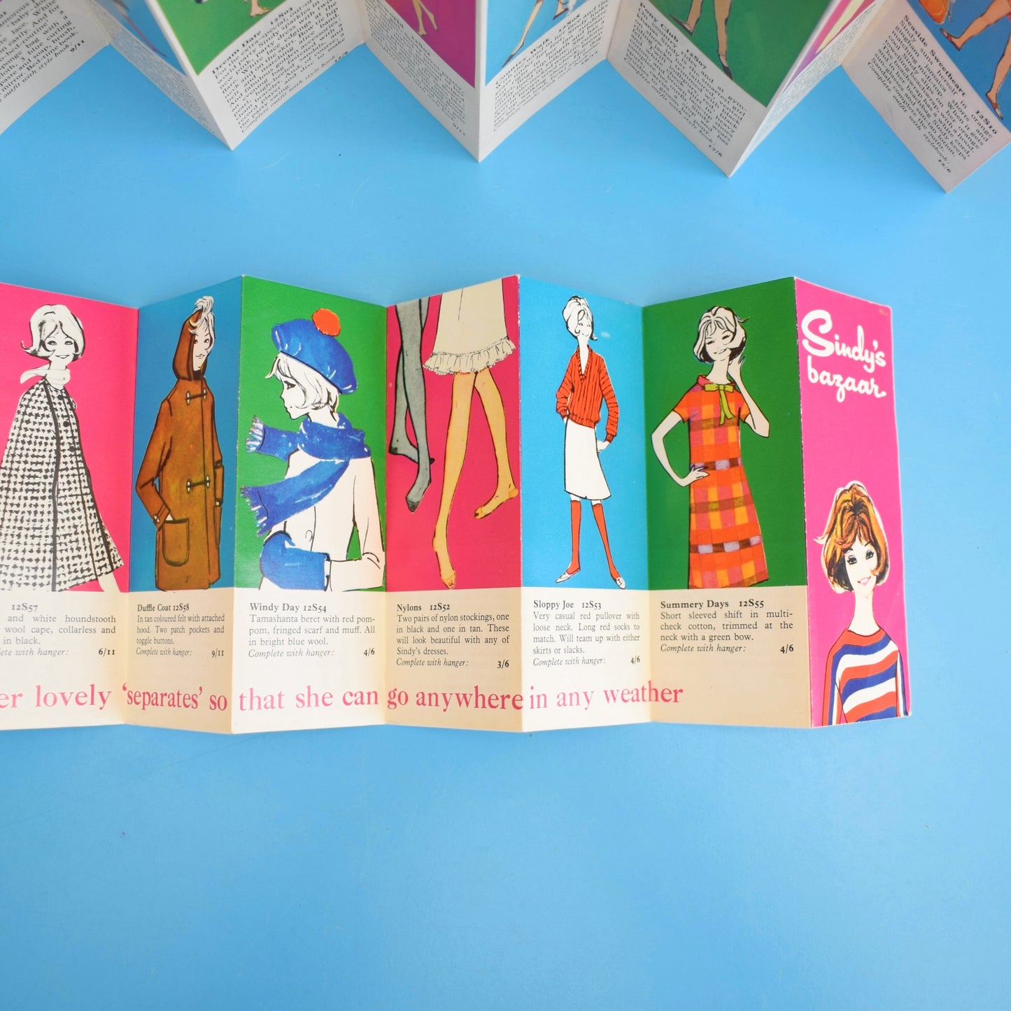 Vintage 1960s Sindy Bazaar Booklets