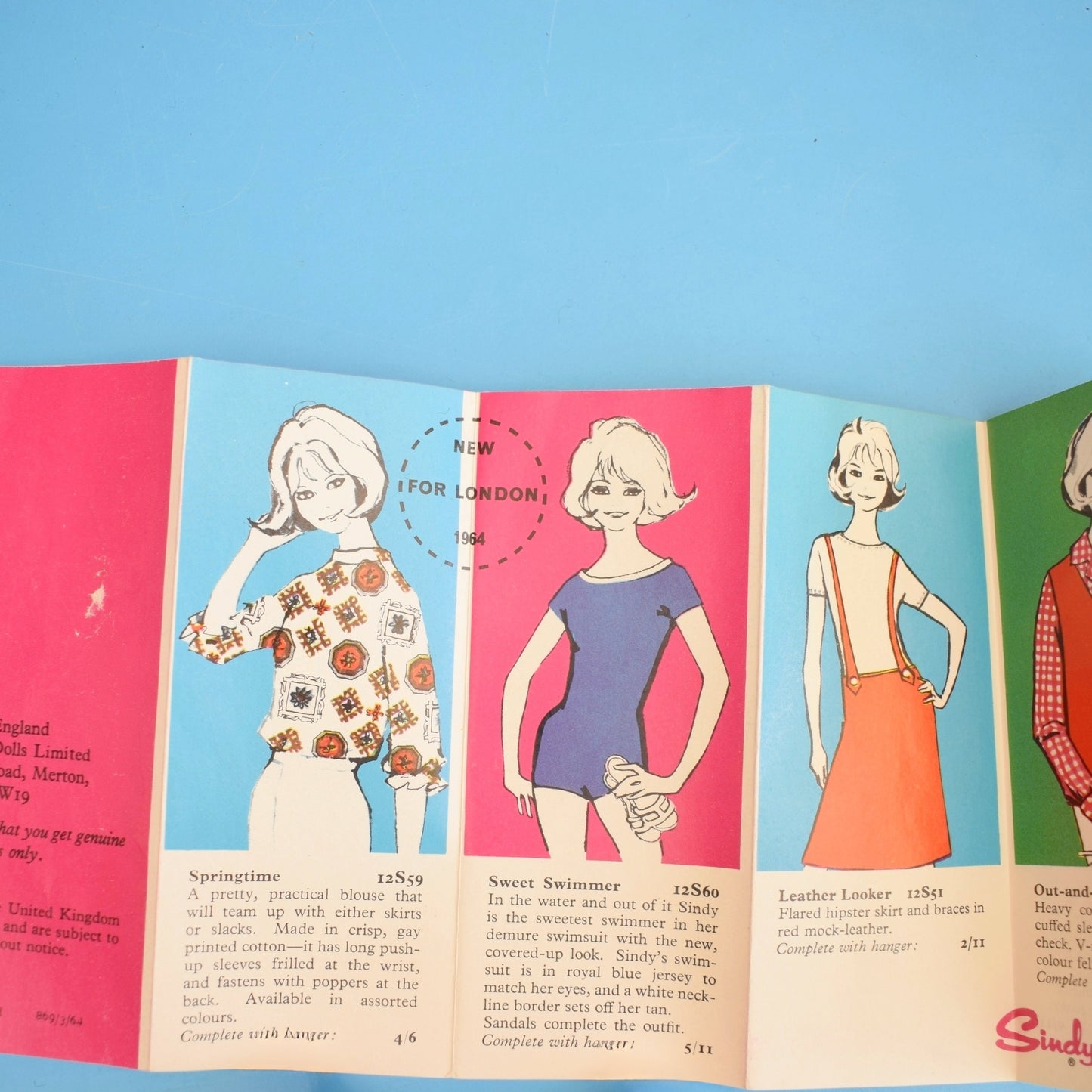 Vintage 1960s Sindy Bazaar Booklets