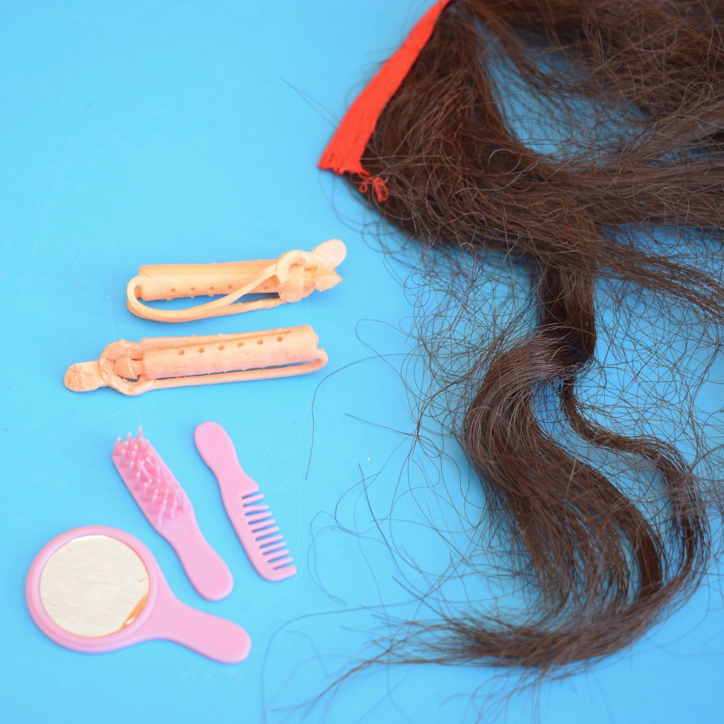 Vintage 1960s Sindy Wig / Switch / Hair Care Items by Pineapple Retro