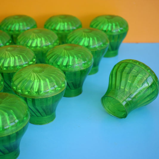 Vintage 1970s Fairground Cabochon Light Covers