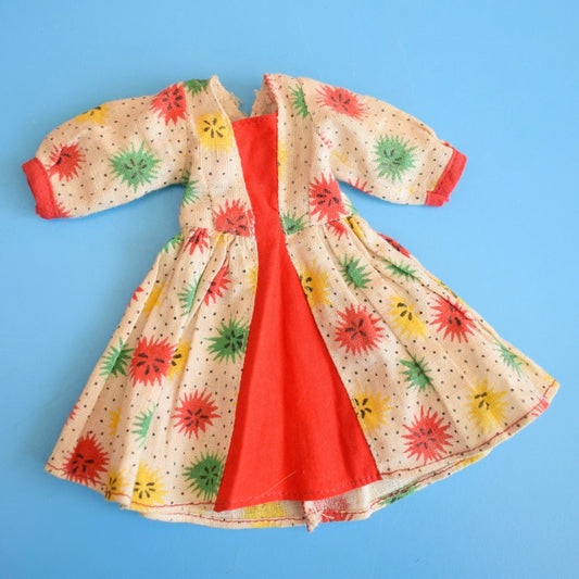 Vintage 1960s Sindy Scale Dresses / Jacket - Fantastic Fabric by Pineapple Retro