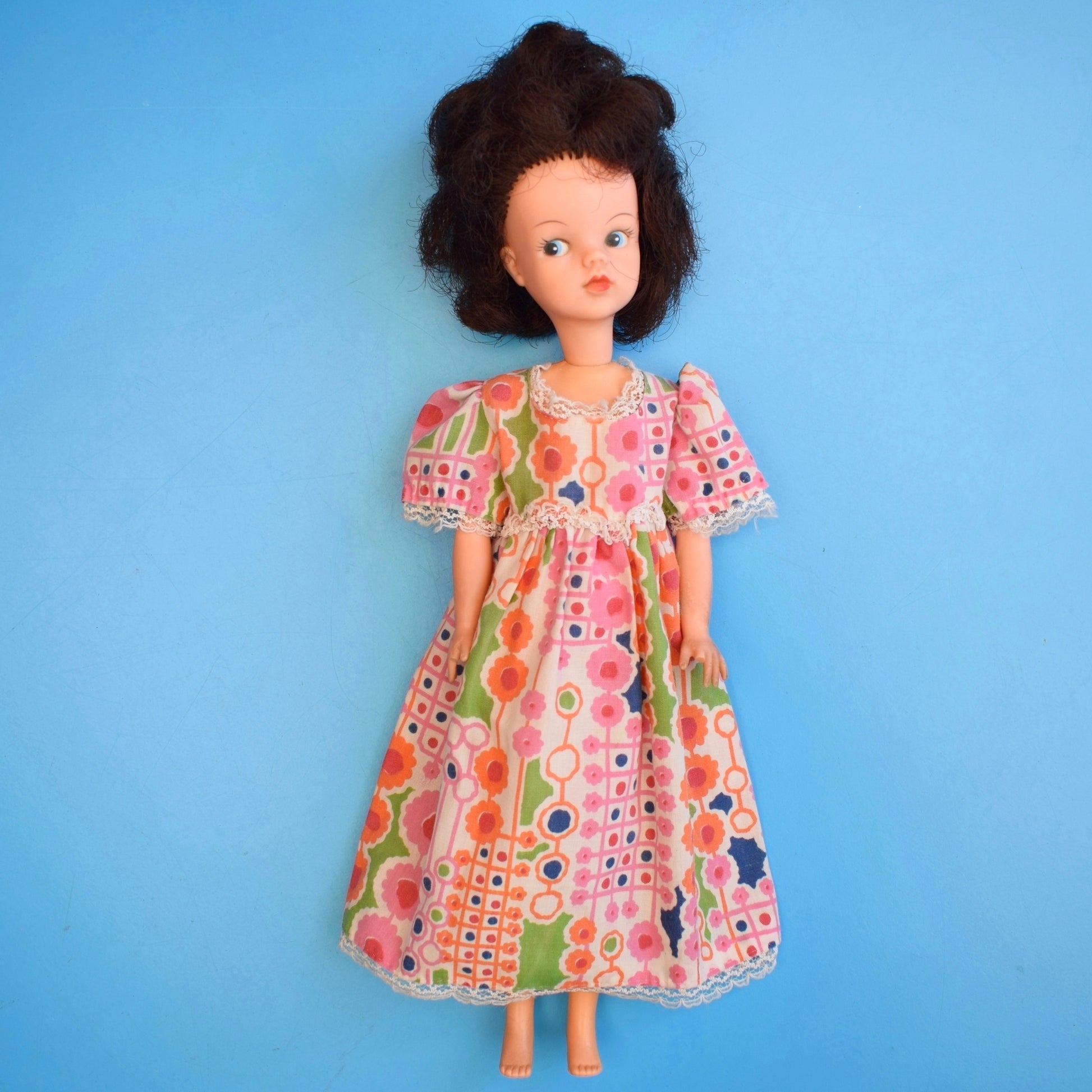 Vintage 1960s Sindy Scale Dresses / Jacket - Fantastic Fabric by Pineapple Retro