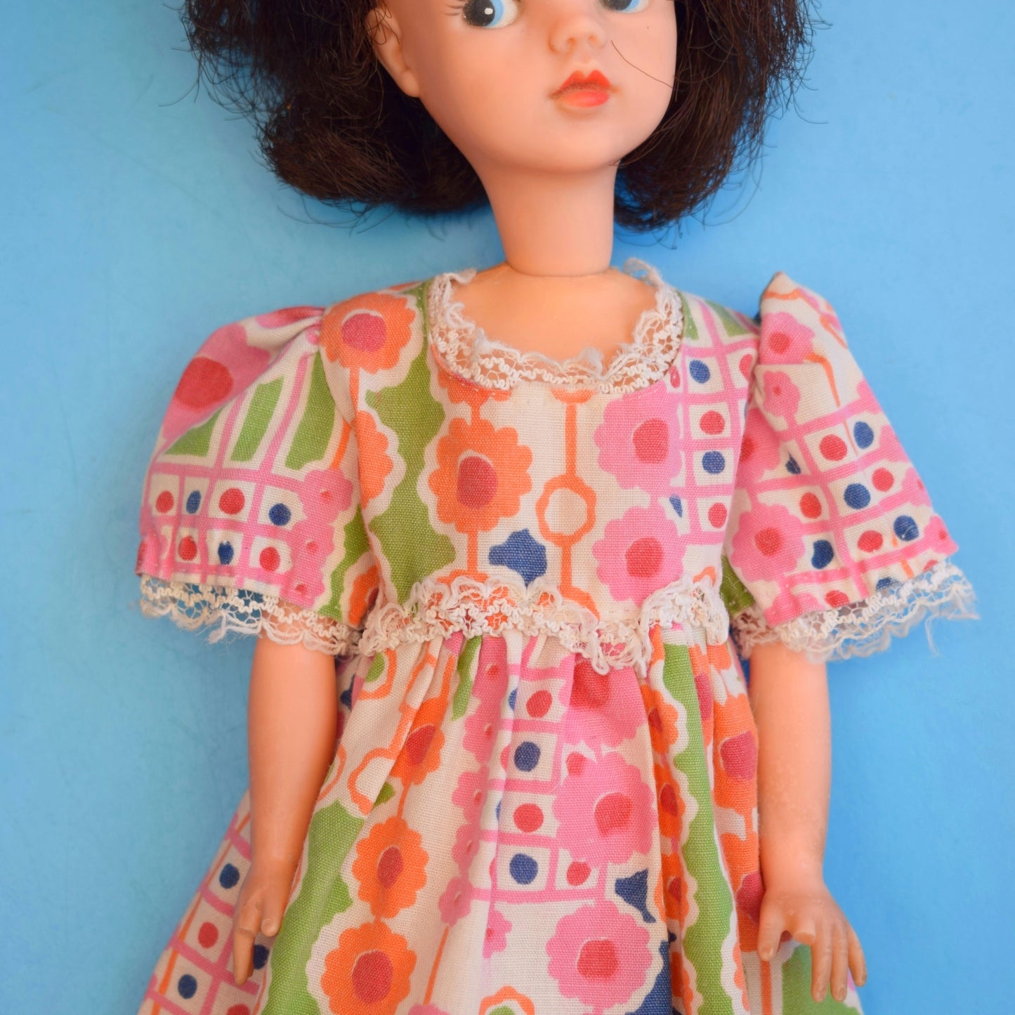 Vintage 1960s Sindy Scale Dresses / Jacket - Fantastic Fabric by Pineapple Retro