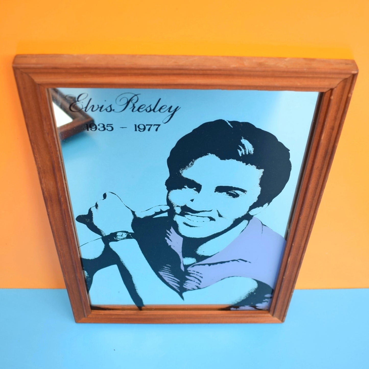 Vintage 1970s Elvis Picture Mirrors