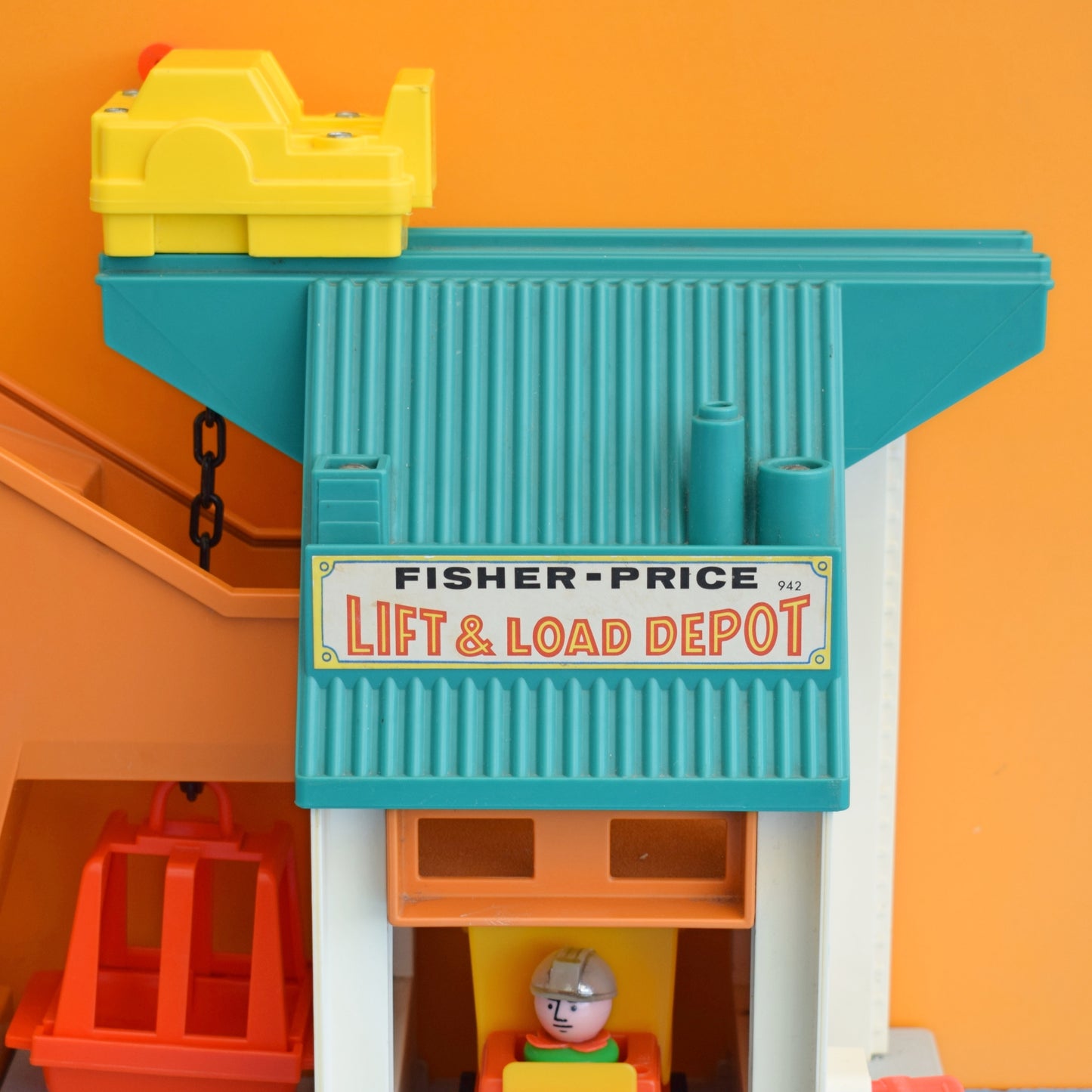 Vintage 1980s Fisher Price Lift & Load Depot