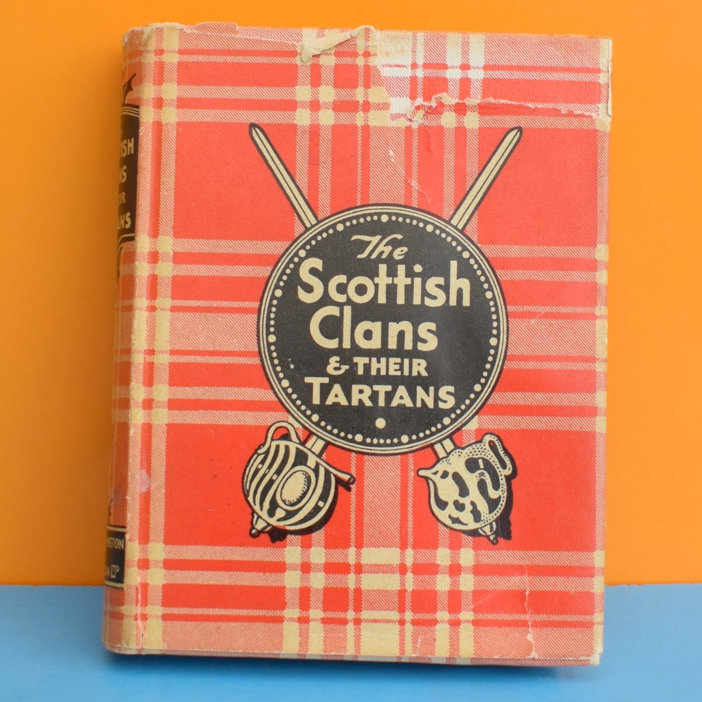 Vintage 1950s The Scottish Clans & Their Tartans Book by Vintage
