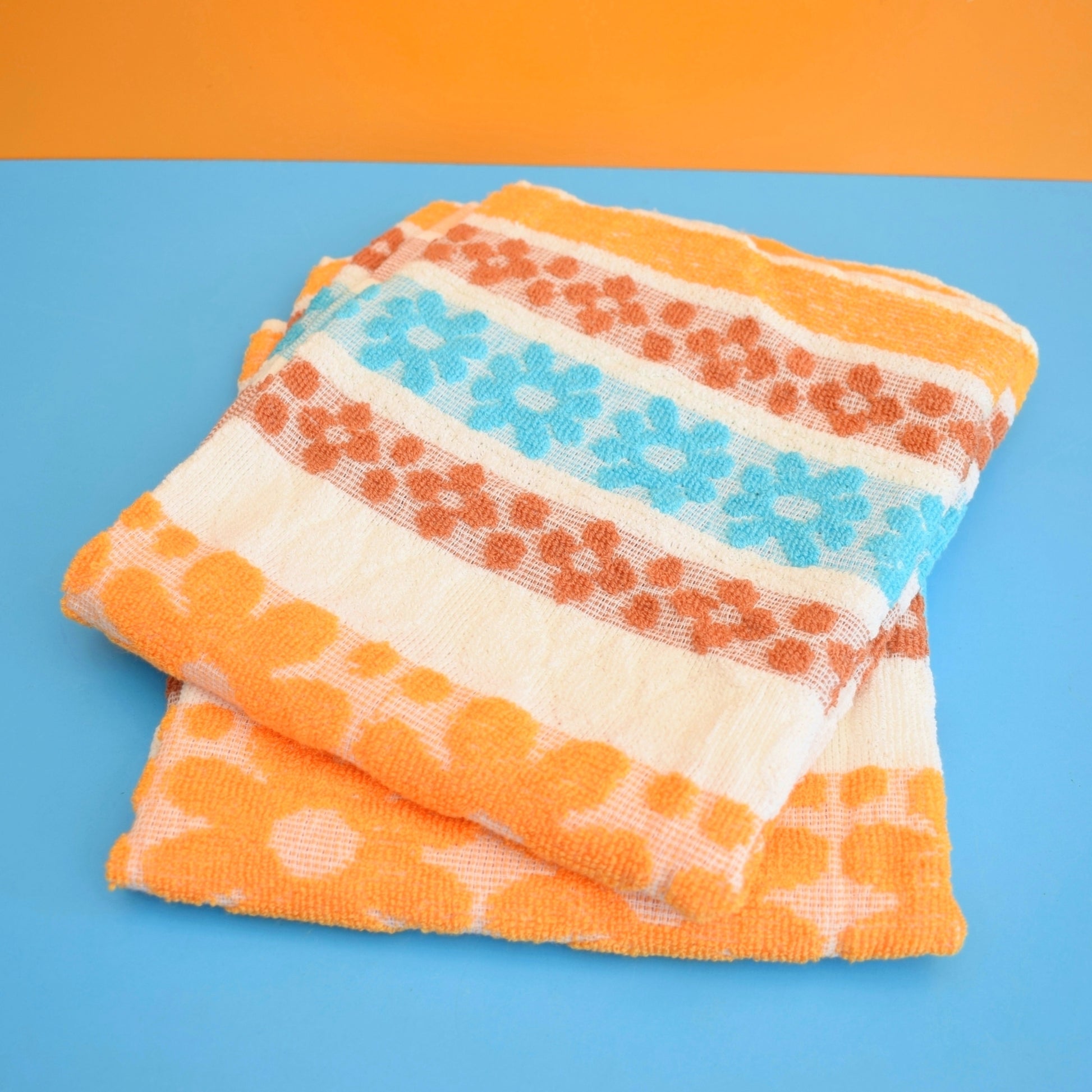 Vintage 1960s Towels - Various Designs / Colours by Pineapple Retro