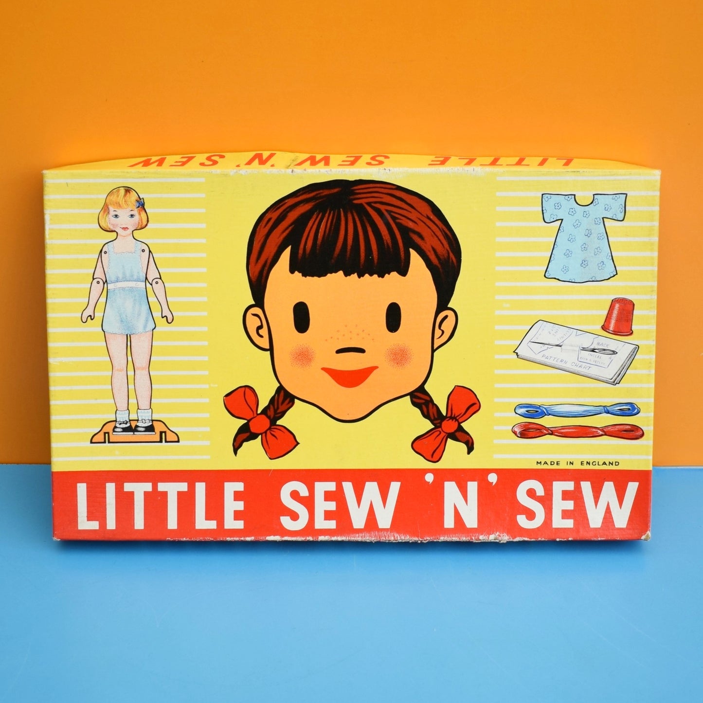 Vintage 1950s Little Sew 'N' Sew Dress A Doll Set