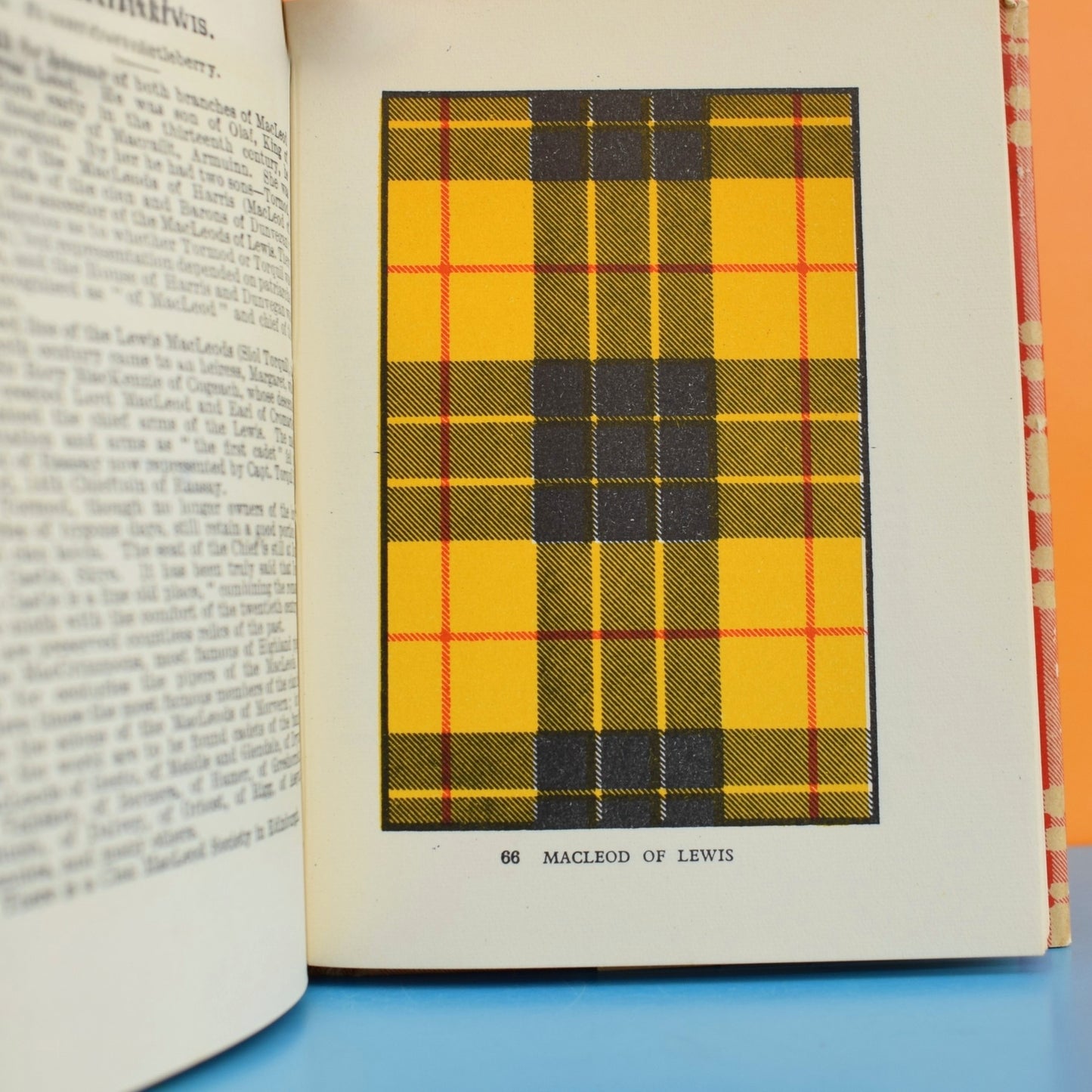 Vintage 1950s The Scottish Clans & Their Tartans Book by Vintage