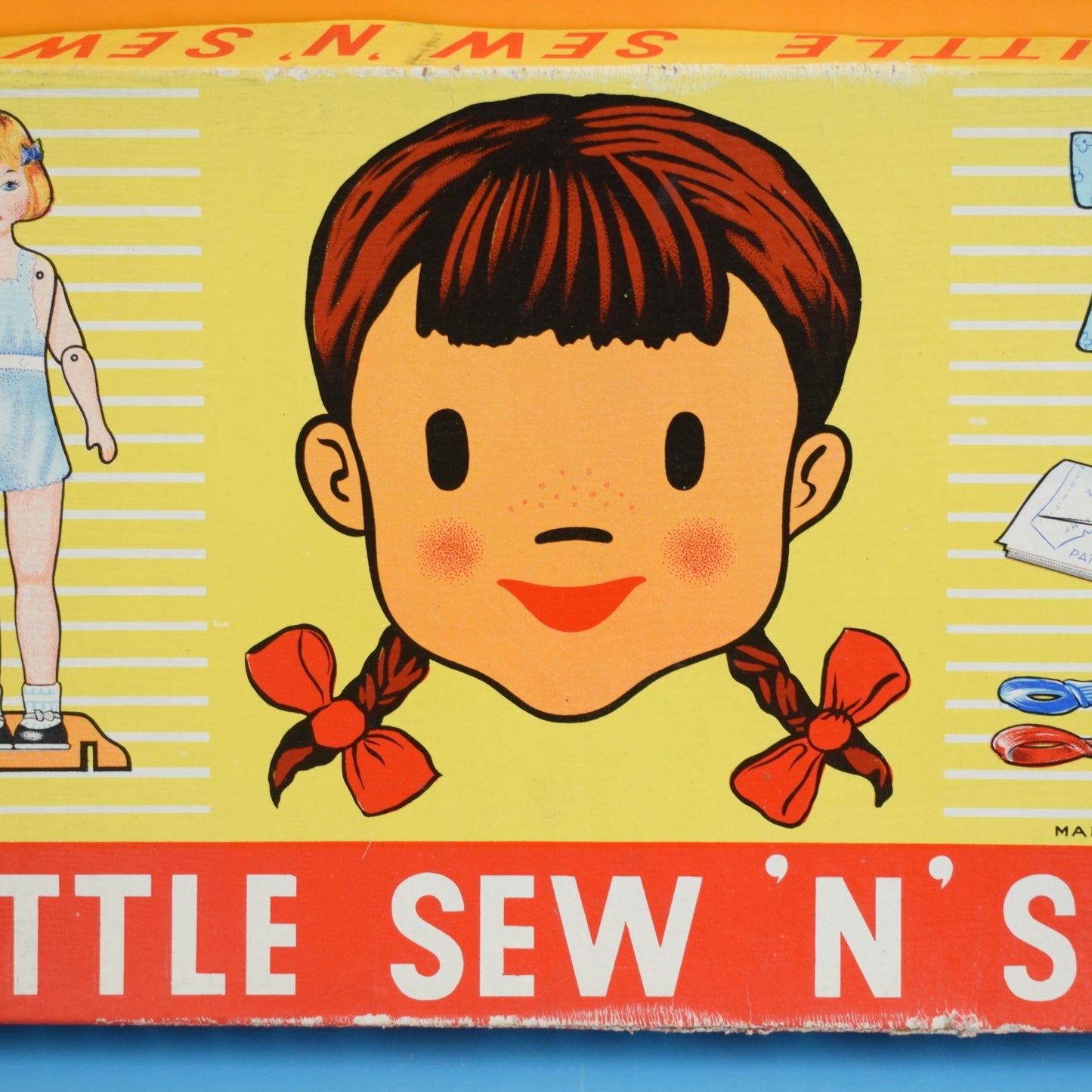 Vintage 1950s Little Sew 'N' Sew Dress A Doll Set