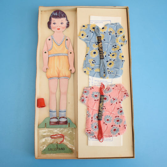 Vintage 1950s Little Sew 'N' Sew Dress A Doll Set