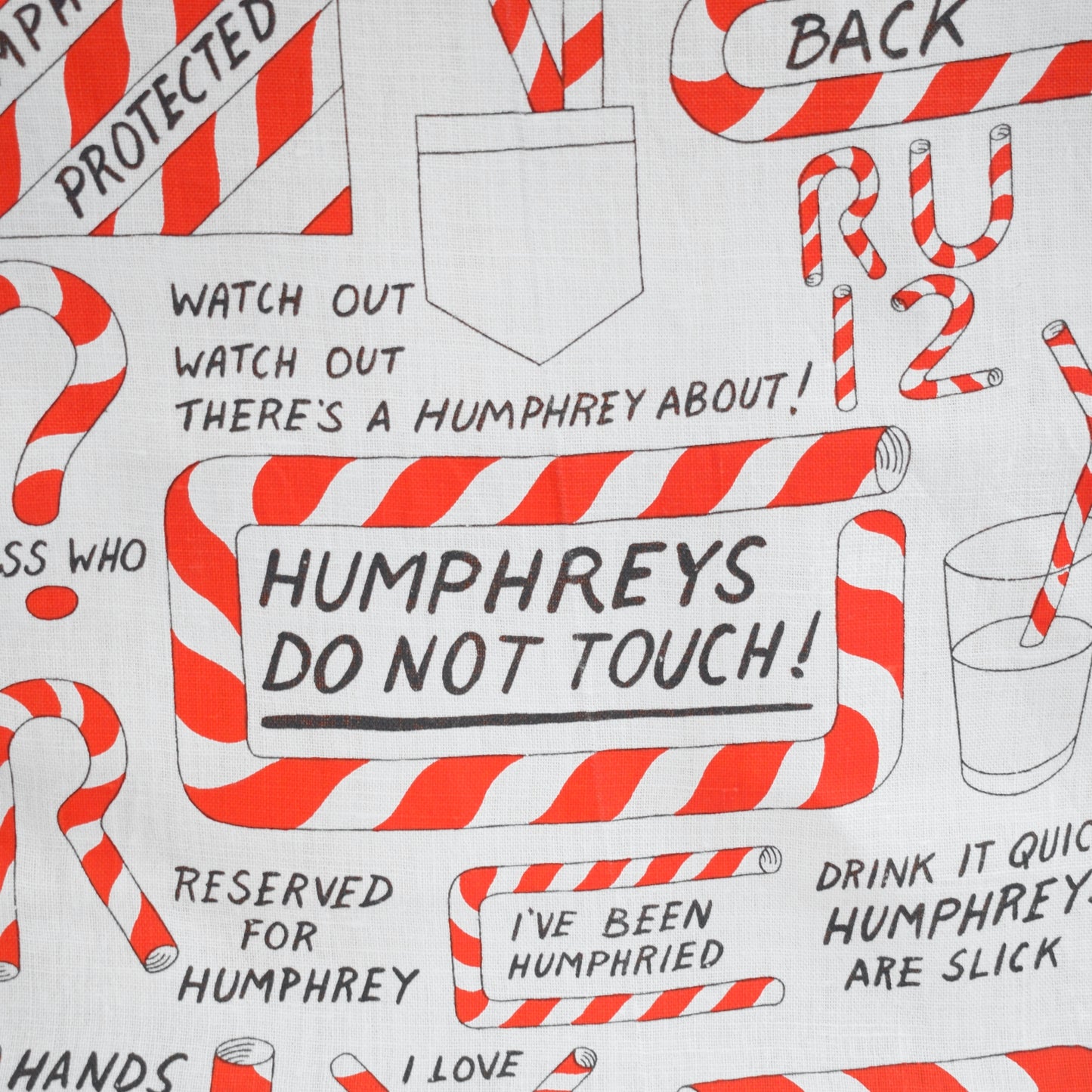 Vintage 1970s Tea Towel - Unigate Humphrey