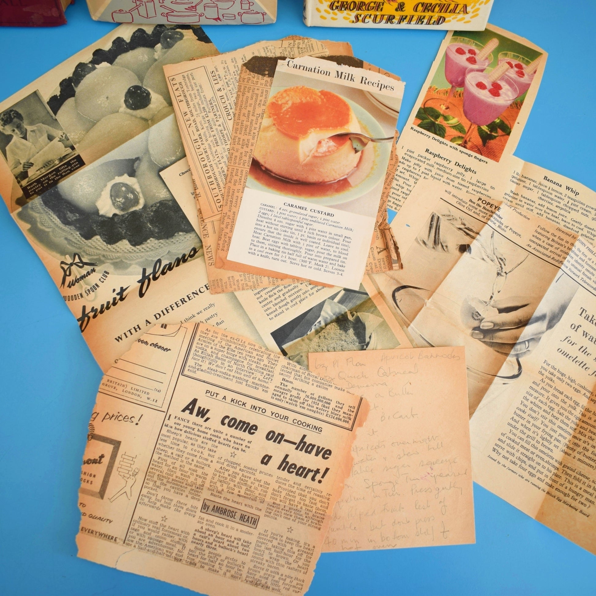 Vintage 1950s Cookery / Recipe Books - Home Baked, Elizabeth Craig's , How To Cook by Pineapple Retro