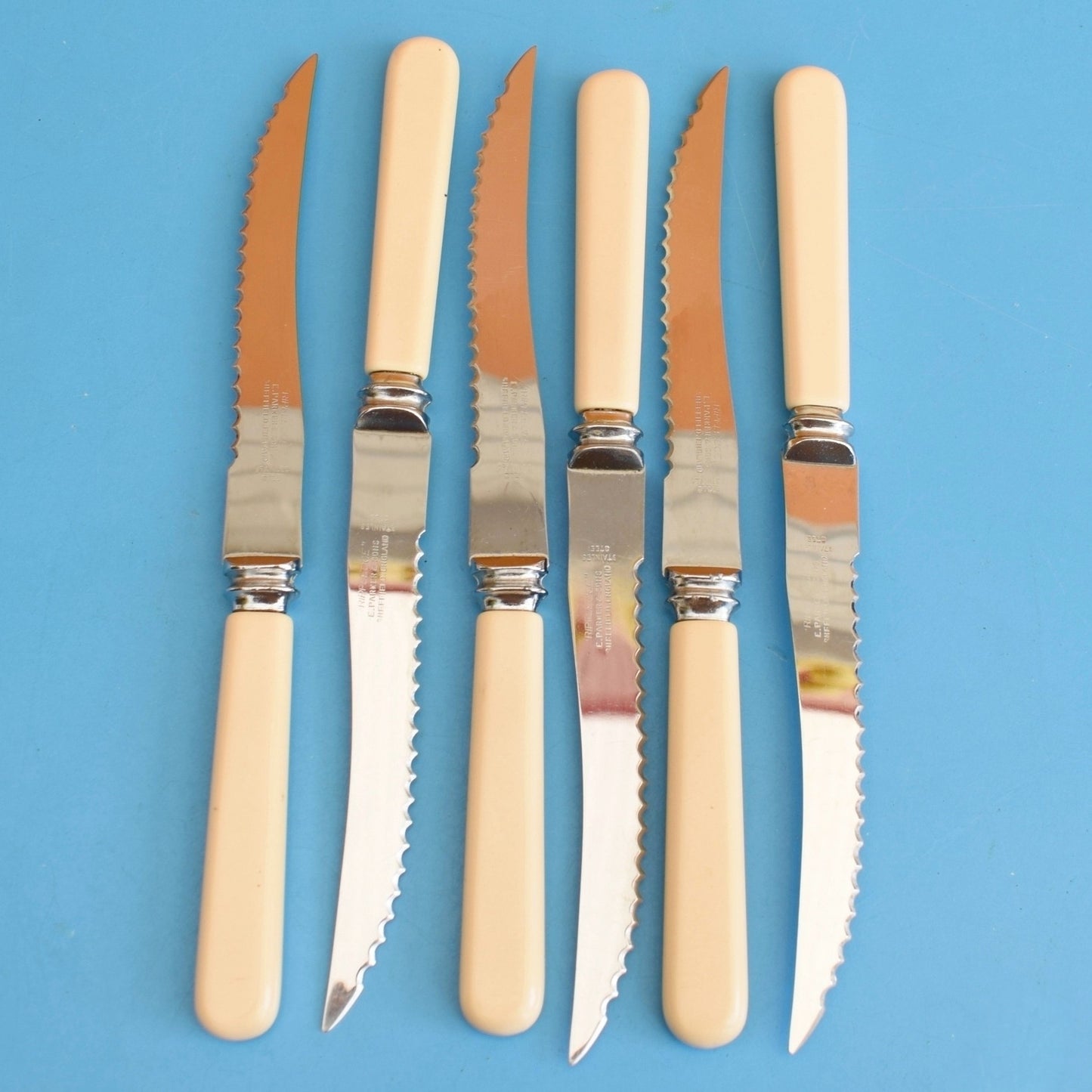 Vintage 1960s Rippledge Knives Sheffield by Vintage
