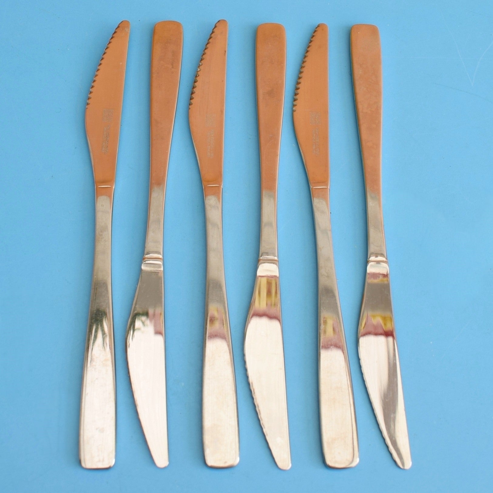 Vintage 1960s Henley Firth Dinner/ Desert Knives Sheffield