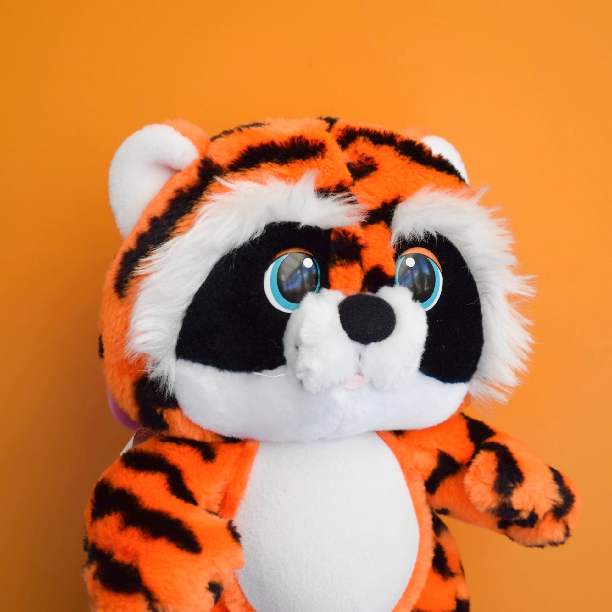 Vintage 1980s Wuzzle Plush Toy- Eleroo & Tycoon Tiger by Pineapple Retro