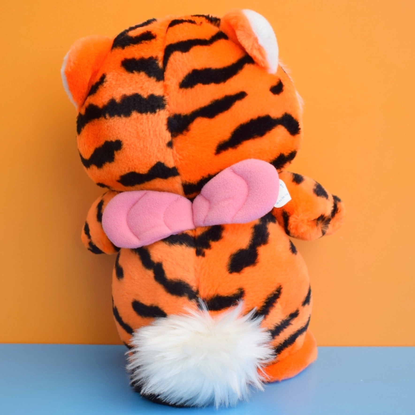 Vintage 1980s Wuzzle Plush Toy- Eleroo & Tycoon Tiger by Pineapple Retro