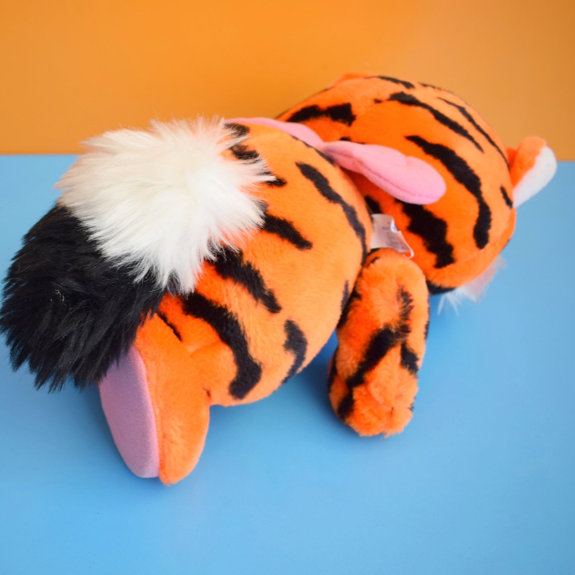 Vintage 1980s Wuzzle Plush Toy- Eleroo & Tycoon Tiger by Pineapple Retro