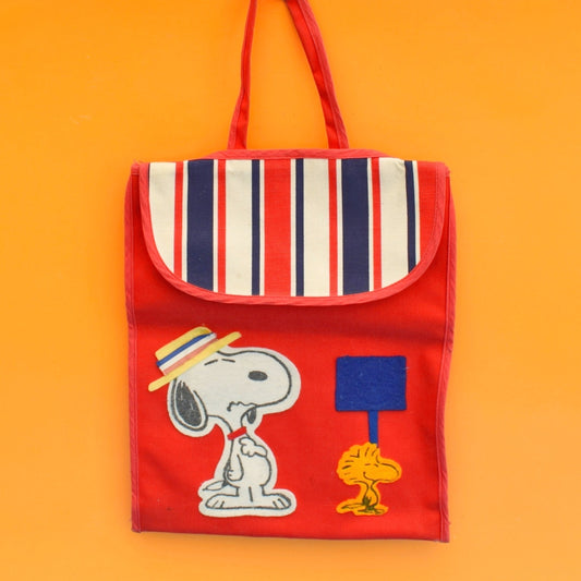 Vintage 1970s Snoopy Kids Shopping Bag