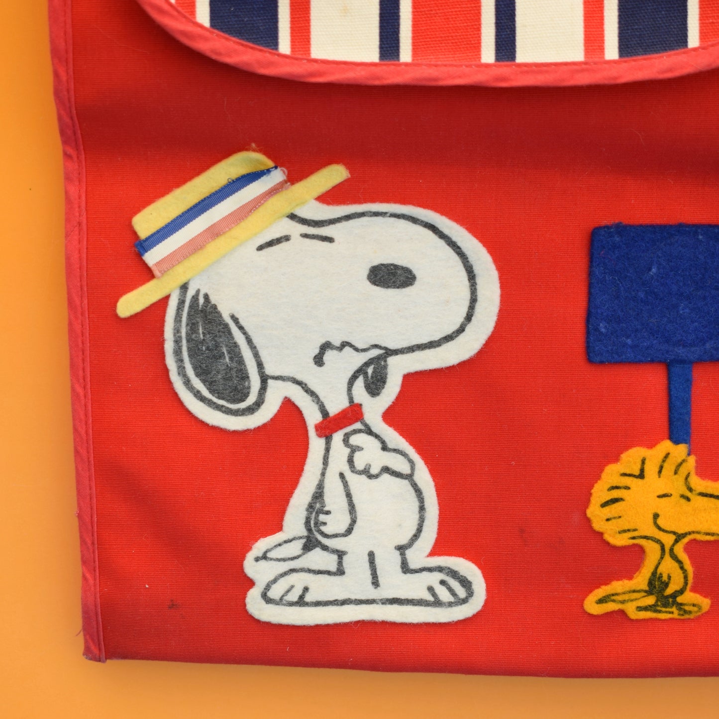 Vintage 1970s Snoopy Kids Shopping Bag by Pineapple Retro