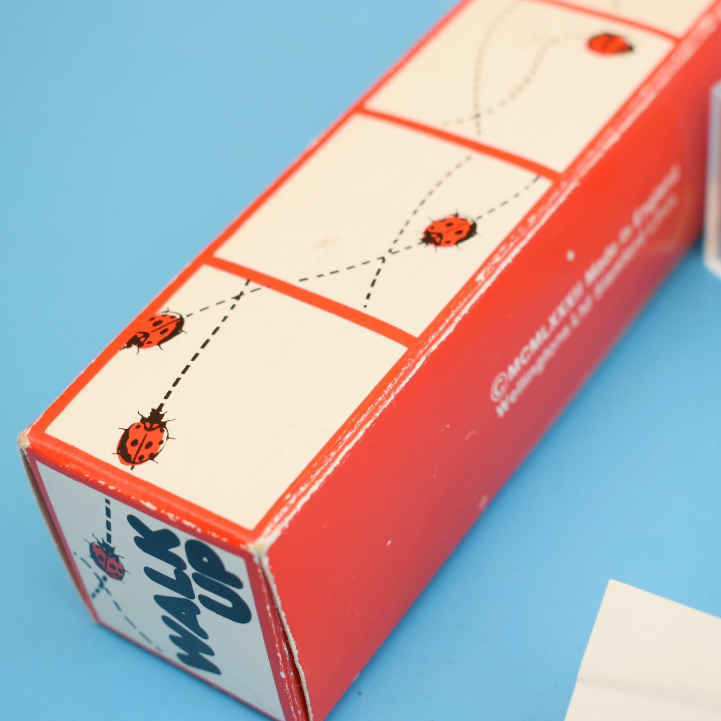 Vintage 1980s Game - Ladybird Design Cube Stacking Game - Walk Up .